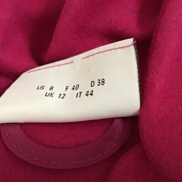 Akris Punto Barbie pink jacket with cinch, size 8 - Picture 16 of 16